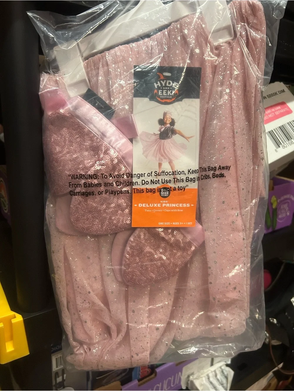 Deluxe Princess Tutu Costume - Pink Sparkle - Picture 2 of 2
